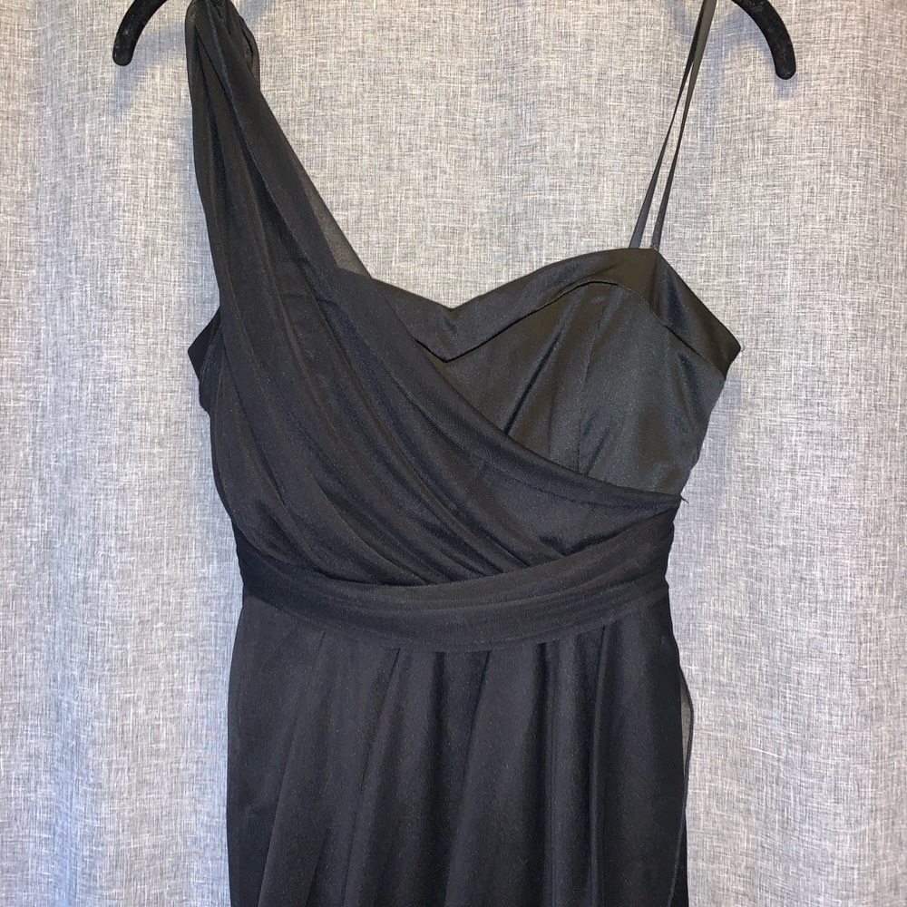 ❤️ WOMENS/MISSES city studio size 7 black one shoulder dress - Picture 2 of 4